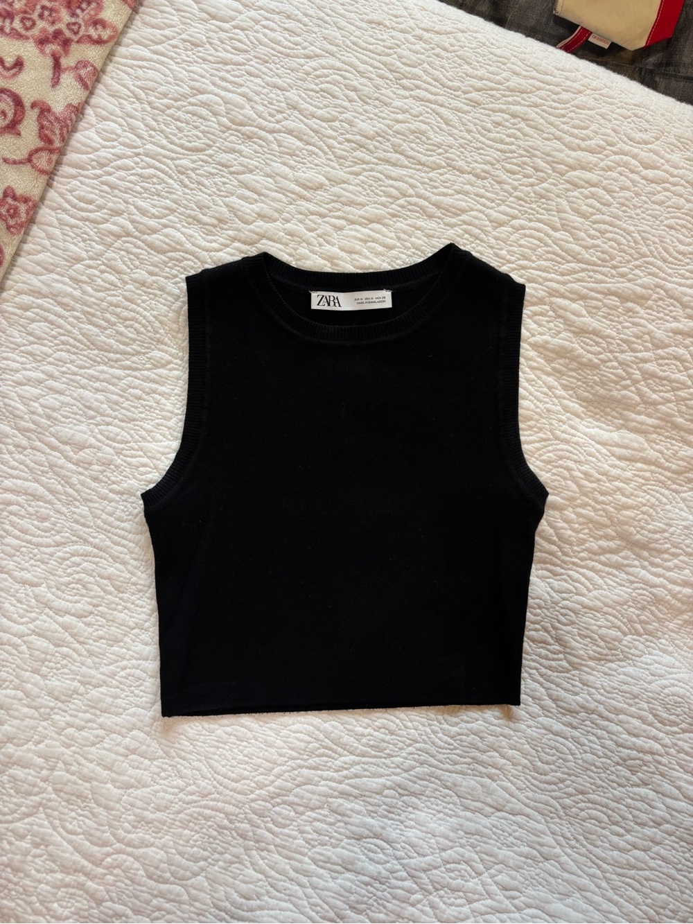Zara sweater tank